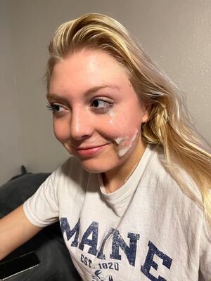 I like my face better with cum on it