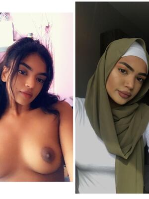 Bengali hijabi tits out
